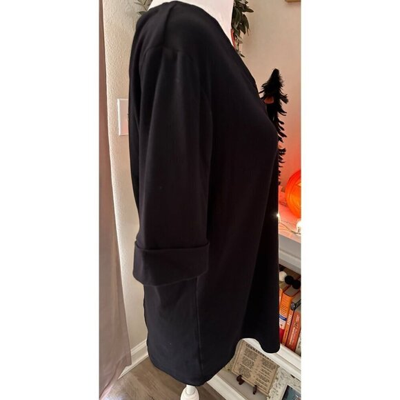 Ellen Tracy Black Top Size Large - Picture 3 of 5
